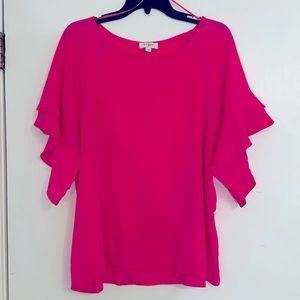 Umgee hot pink top size L